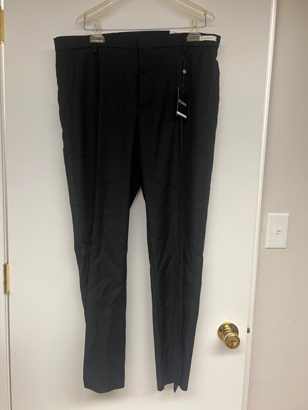 Jos. A. Bank Men's Black Dress Pants - Classic Straight Trousers